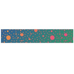 Color Pattern Dot Scrapbooking Large Flano Scarf  by Wegoenart