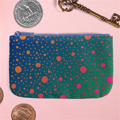 Color Pattern Dot Scrapbooking Large Coin Purse by Wegoenart