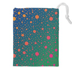 Color Pattern Dot Scrapbooking Drawstring Pouch (5xl) by Wegoenart