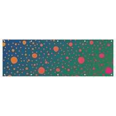 Color Pattern Dot Scrapbooking Banner And Sign 12  X 4  by Wegoenart