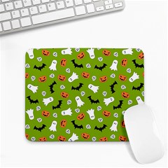 Pattern Seamless Halloween Fall Small Mousepad by Wegoenart