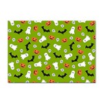 Pattern Seamless Halloween Fall Sticker A4 (100 pack) Front