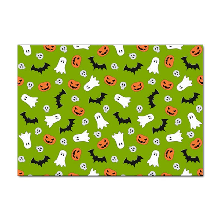 Pattern Seamless Halloween Fall Sticker A4 (100 pack)