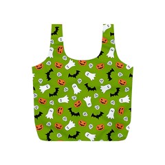 Pattern Seamless Halloween Fall Full Print Recycle Bag (s) by Wegoenart