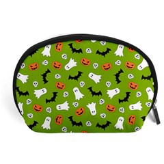 Pattern Seamless Halloween Fall Accessory Pouch (large) by Wegoenart