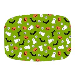 Pattern Seamless Halloween Fall Mini Square Pill Box by Wegoenart