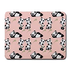 Pandas Pattern Panda Bear Small Mousepad