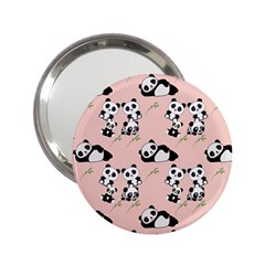 Pandas Pattern Panda Bear 2 25  Handbag Mirrors by Wegoenart