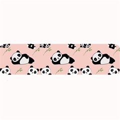 Pandas Pattern Panda Bear Large Bar Mat by Wegoenart