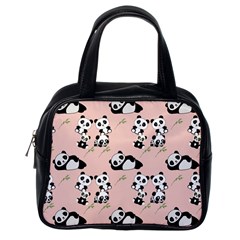 Pandas Pattern Panda Bear Classic Handbag (one Side) by Wegoenart