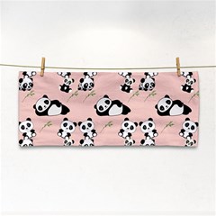 Pandas Pattern Panda Bear Hand Towel by Wegoenart