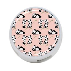 Pandas Pattern Panda Bear 4-port Usb Hub (one Side) by Wegoenart