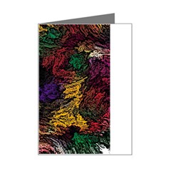 Abstract Painting Colorful Mini Greeting Card