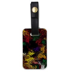 Abstract Painting Colorful Luggage Tag (one Side) by Wegoenart