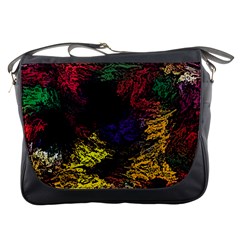 Abstract Painting Colorful Messenger Bag by Wegoenart