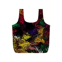 Abstract Painting Colorful Full Print Recycle Bag (s) by Wegoenart