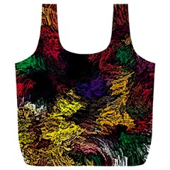 Abstract Painting Colorful Full Print Recycle Bag (xxl) by Wegoenart