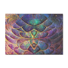 Dragon Fractal Pattern Texture Sticker A4 (100 Pack)