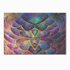 Dragon Fractal Pattern Texture Postcard 4 x 6  (pkg Of 10)