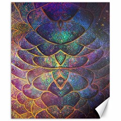 Dragon Fractal Pattern Texture Canvas 20  X 24  by Wegoenart