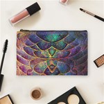 Dragon Fractal Pattern Texture Cosmetic Bag (Medium) Front