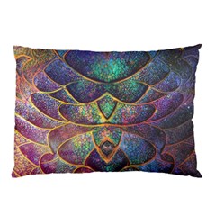 Dragon Fractal Pattern Texture Pillow Case (two Sides) by Wegoenart