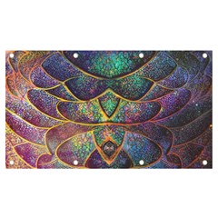 Dragon Fractal Pattern Texture Banner And Sign 7  X 4  by Wegoenart