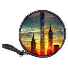 New York City Sunset Dusk Twilight Classic 20-cd Wallets by Wegoenart