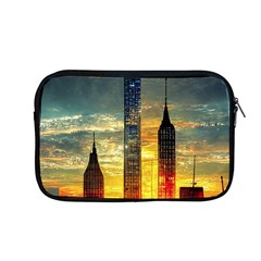 New York City Sunset Dusk Twilight Apple Macbook Pro 13  Zipper Case by Wegoenart