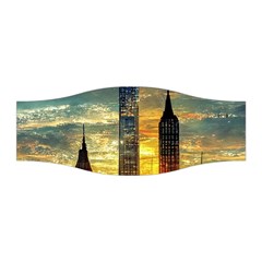 New York City Sunset Dusk Twilight Stretchable Headband by Wegoenart