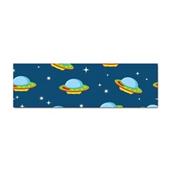 Seamless Pattern Ufo With Star Space Galaxy Background Sticker Bumper (10 Pack) by Wegoenart