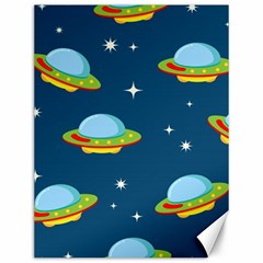 Seamless Pattern Ufo With Star Space Galaxy Background Canvas 12  X 16  by Wegoenart