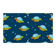 Seamless Pattern Ufo With Star Space Galaxy Background Banner And Sign 5  X 3  by Wegoenart