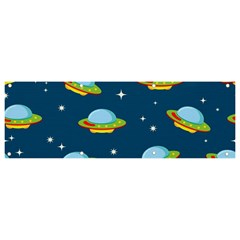 Seamless Pattern Ufo With Star Space Galaxy Background Banner And Sign 9  X 3  by Wegoenart