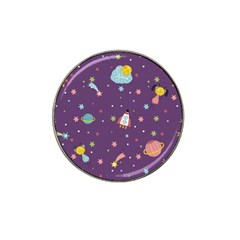 Space Travels Seamless Pattern Vector Cartoon Hat Clip Ball Marker by Wegoenart