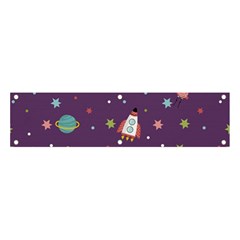 Space Travels Seamless Pattern Vector Cartoon Banner And Sign 4  X 1  by Wegoenart