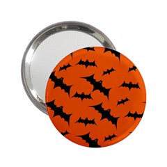 Halloween Card With Bats Flying Pattern 2.25  Handbag Mirrors