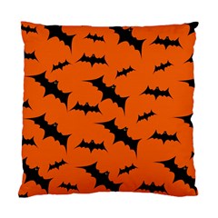 Halloween Card With Bats Flying Pattern Standard Cushion Case (Two Sides)