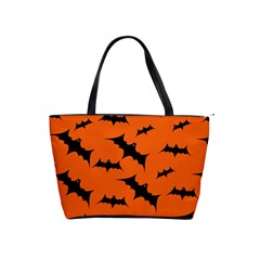 Halloween Card With Bats Flying Pattern Classic Shoulder Handbag by Wegoenart