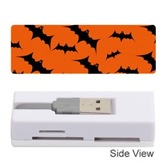 Halloween Card With Bats Flying Pattern Memory Card Reader (Stick)