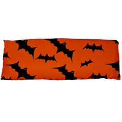 Halloween Card With Bats Flying Pattern Body Pillow Case Dakimakura (Two Sides)