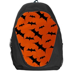 Halloween Card With Bats Flying Pattern Backpack Bag