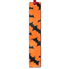 Halloween Card With Bats Flying Pattern Large Book Marks by Wegoenart