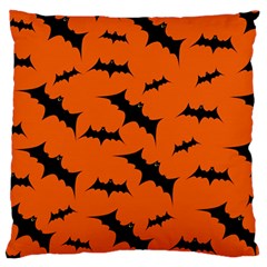 Halloween Card With Bats Flying Pattern Standard Flano Cushion Case (one Side) by Wegoenart