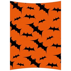 Halloween Card With Bats Flying Pattern Back Support Cushion by Wegoenart