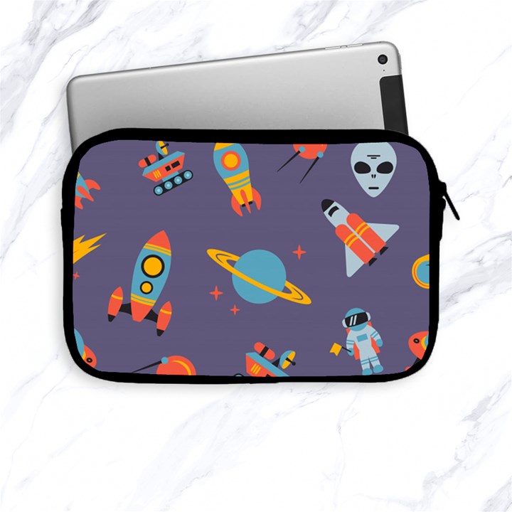 Space Seamless Pattern Apple iPad Mini Zipper Cases