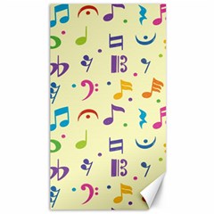 Seamless Pattern Musical Note Doodle Symbol Canvas 40  X 72 