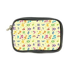 Seamless Pattern Musical Note Doodle Symbol Coin Purse by Wegoenart