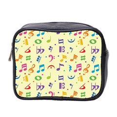 Seamless Pattern Musical Note Doodle Symbol Mini Toiletries Bag (two Sides) by Wegoenart