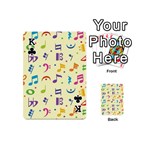 Seamless Pattern Musical Note Doodle Symbol Playing Cards 54 Designs (Mini) Front - ClubK